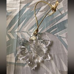 Mikasa Crystal Snowflake Ornament